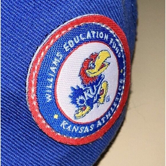 Kansas Jayhawks Williams Education Fund Embroidered Hat Cap Lid KU Big 12 - Picture 13 of 14